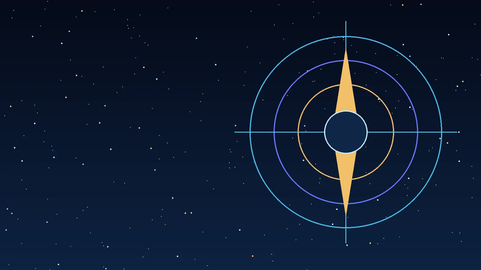 Natal chart under a moonlit sky